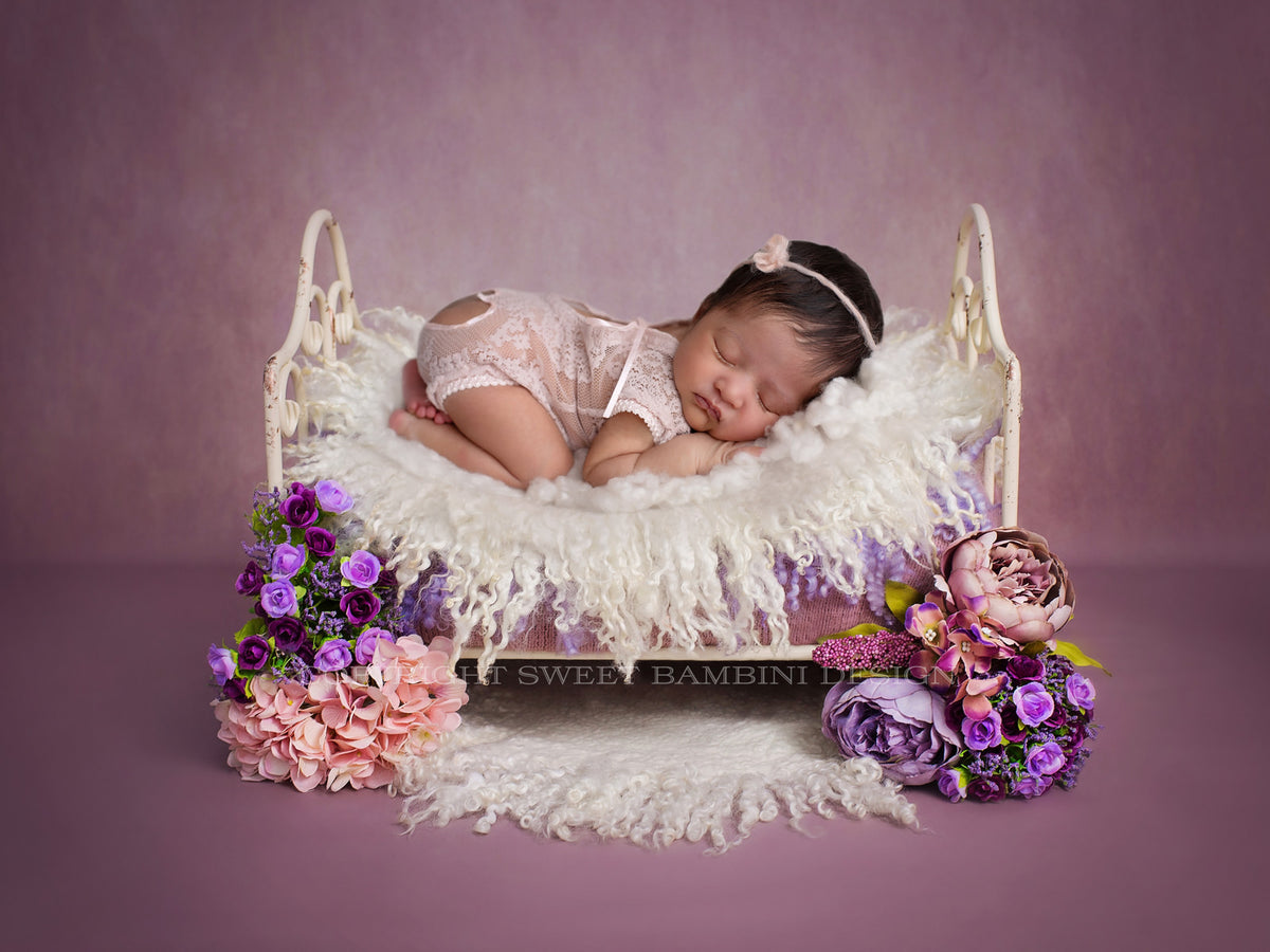 Newborn Photography Digital Prop - Backdrop- Flower Bed - Agatha ...